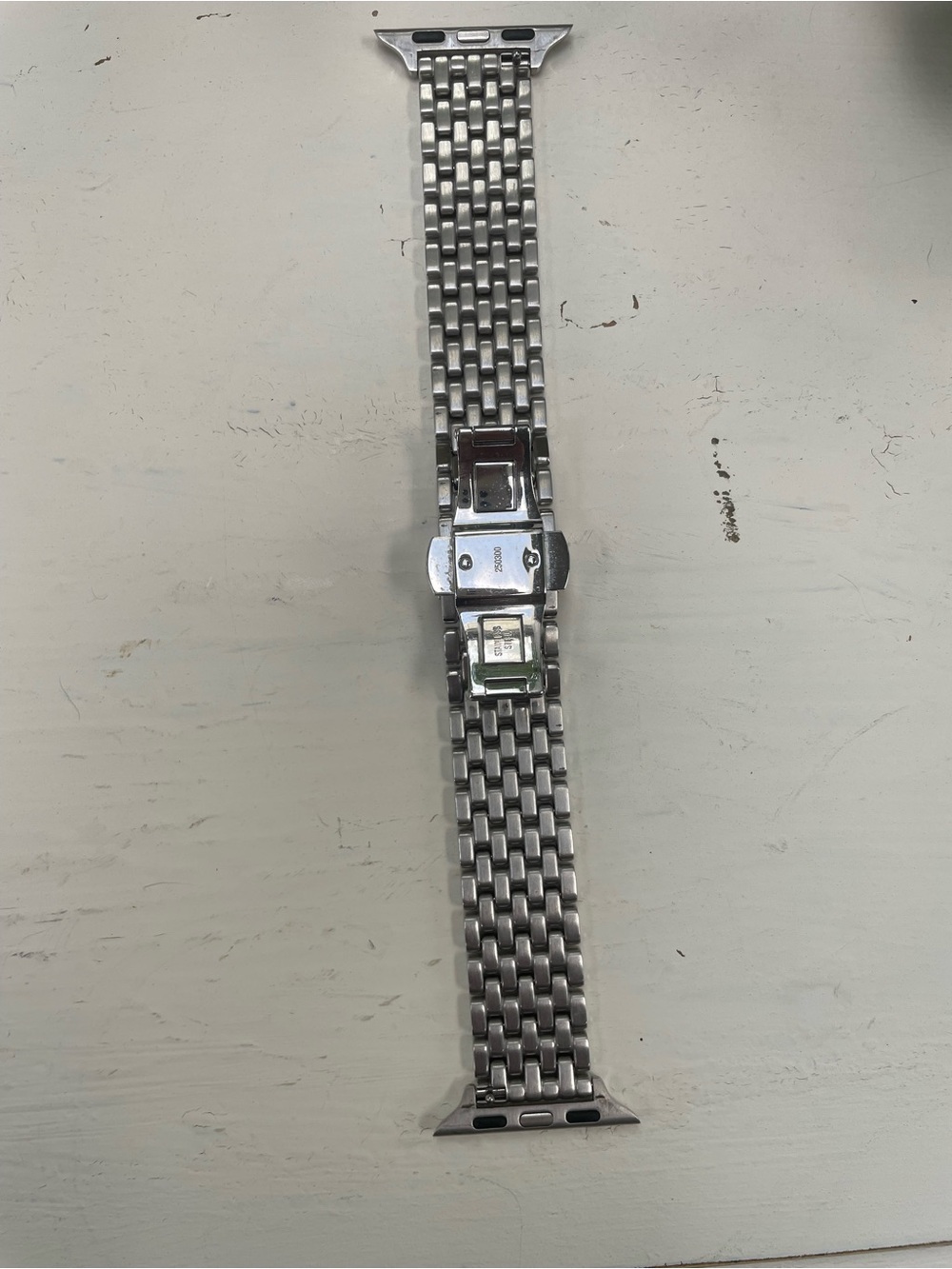 Tory Burch - Two-Tone Stainless Steel Apple Watch Band - Silver & Gold - Picture 2 of 4